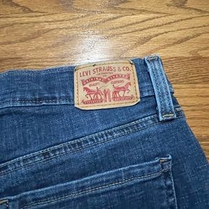 Levi Mid-Length Denim Shorts